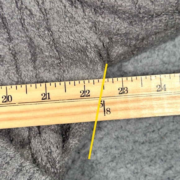 Barefoot Dreams Cardigan Sweater Women's L/XL Chic Lite Cable Knit Draped Taupe - Picture 7 of 16